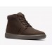 Ανδρικό μποτάκι Clarks δερμάτινο σε καφέ χρώμα Brodin mid 26185512 