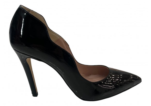 Γυναικεία γόβα σε μαύρο λουστρίνι Cocktail inside 274