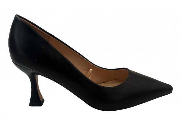 Γυναικεία γόβα μαύρη Kiss Kriss σε μαύρο χρώμα 6036