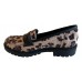 Γυναικείο loafer λεοπάρ Ioannis 600