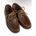 Ανδρικά boat shoes δερμάτινα σε ταμπά χρώμα 14692