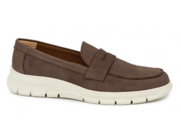 Ανδρικό loafer commanchero δερμάτινο σε καφέ χρώμα 72465 Ανδρικό loafer commanchero δερμάτινο σε καφέ χρώμα 72465