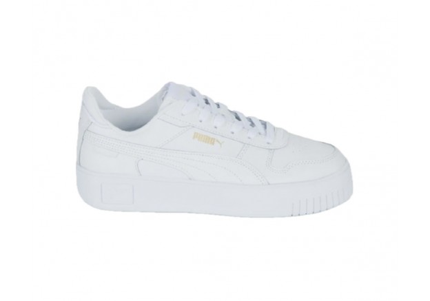 Puma sneaker λευκό δίπατο δερμάτινο  Puma sneaker λευκό δίπατο δερμάτινο