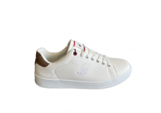 Ανδρικό sneaker Beverly Hills polo club λευκό  Ανδρικό sneaker Beverly Hills polo club λευκό