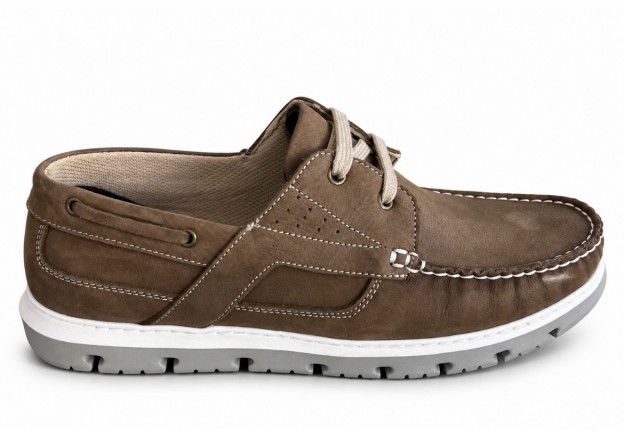 Ανδρικά boat shoes Roberto Rossi σε καφέ χρώμα Ανδρικά boat shoes Roberto Rossi σε καφέ χρώμα