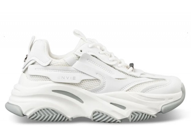 Γυναικείο sneaker Envie λευκό E34-23215