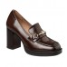 HEELED LOAFERS Envie brown V63-22182