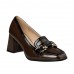  MID HEELED LOAFERS Envie Brown E84-22343