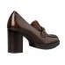 HEELED LOAFERS Envie brown V63-22182