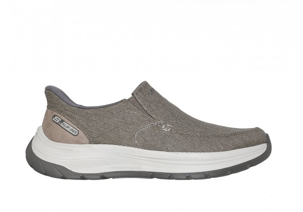 Ανδρικά Skechers παντοφλέ σε μπέζ χρώμα 205356 Ανδρικά Skechers παντοφλέ σε μπέζ χρώμα 205356