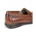 Ανδρικά μοκασίνια σε ταμπά χρώμα δερμάτινα 8682 Fluchos 