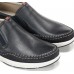 Ανδρικά slip on Fluchos δερμάτινα σε μαύρο χρώμα F1985