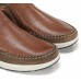 Ανδρικά slip on Fluchos δερμάτινα σε ταμπά χρώμα F1985
