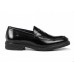Ανδρικά δερμάτινα loafers Fluchos σε μαύρο χρώμα F0633