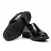 Ανδρικά δερμάτινα loafers Fluchos σε μαύρο χρώμα F0633