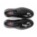 Ανδρικά δερμάτινα loafers Fluchos σε μαύρο χρώμα F0633