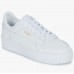 Puma sneaker λευκό δίπατο δερμάτινο 
