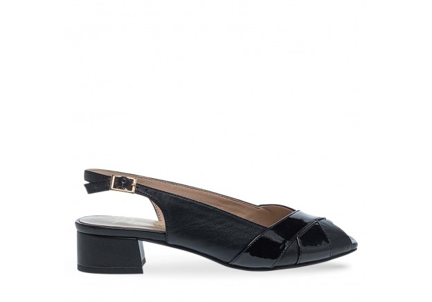 Γυναικείο πέδιλο Parex σε μαύρο χρώμα 10633027.B