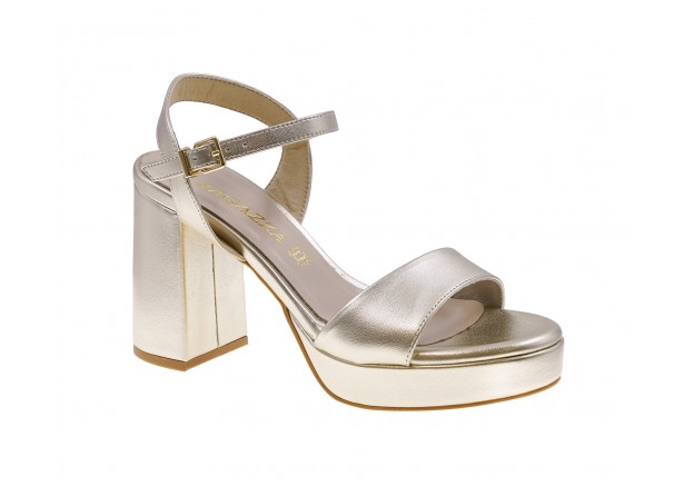 Γυναικείο πέδιλο Ragazza σε χρυσό χρώμα 034