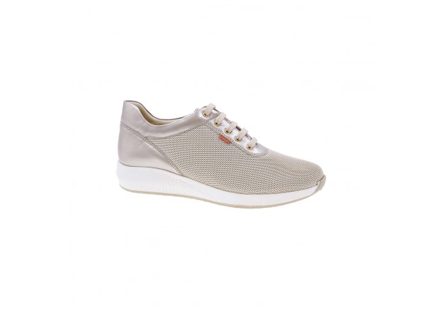 Γυναικείο δερμάτινο sneaker Ragazza σε άμμος χρώμα 0328 Γυναικείο δερμάτινο sneaker Ragazza σε άμμος χρώμα 0328