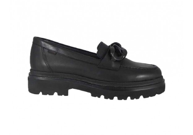 Ragazza Δερμάτινα Γυναικεία loafers σε Μαύρο Χρώμα 0186 Ragazza Δερμάτινα Γυναικεία loafers σε Μαύρο Χρώμα 0186