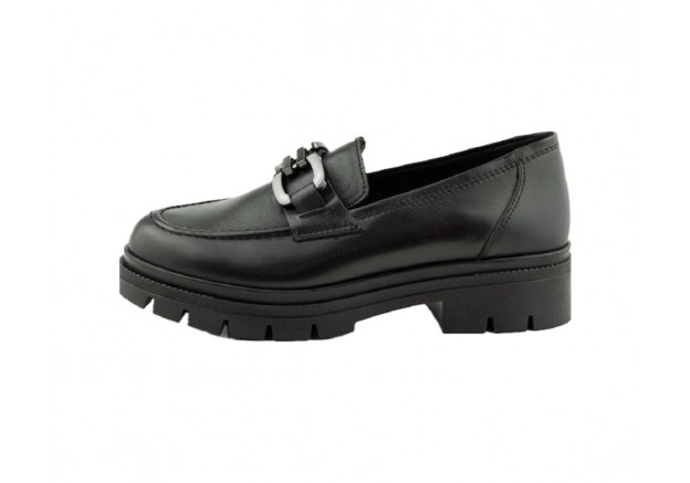 Ragazza Δερμάτινα Γυναικεία loafers σε Μαύρο Χρώμα 0479 Ragazza Δερμάτινα Γυναικεία loafers σε Μαύρο Χρώμα 0479
