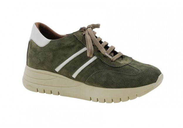 Γυναικείο δερμάτινο sneaker Ragazza σε λάδι χρώμα 0229