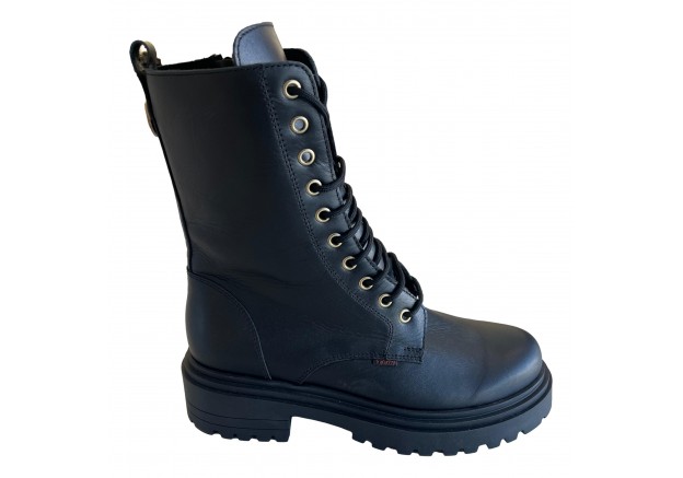 Γυναικείο αρβυλακι Ragazza δερμάτινο μαύρο 0283