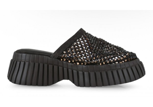 Γυναικεία flatform Tsakiris Mallas σε καφέ χρώμα 581 Γυναικεία flatform Tsakiris Mallas σε καφέ χρώμα 581