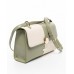Τσάντα ώμου μέντα σε συνδυασμό με εκρού VETA