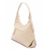 Τσάντα ώμου VETA μπεζ με ανάγλυφο ψάθας 6146-3