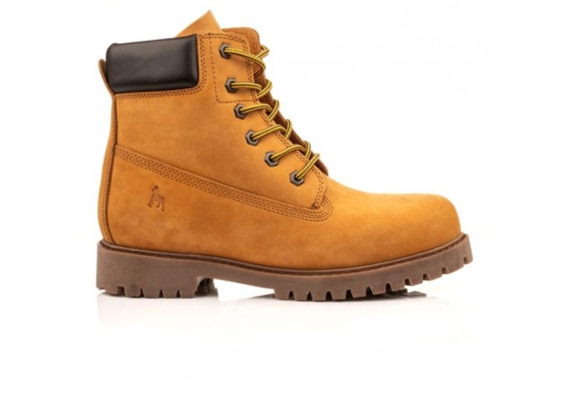 Ανδρικά μποτάκια-αρβυλακια Boxer σε κίτρινο nubuck Ανδρικά μποτάκια-αρβυλακια Boxer σε κίτρινο nubuck