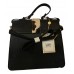 Γυναικεία τσαντάκι χειρός μαύρη με λουράκι